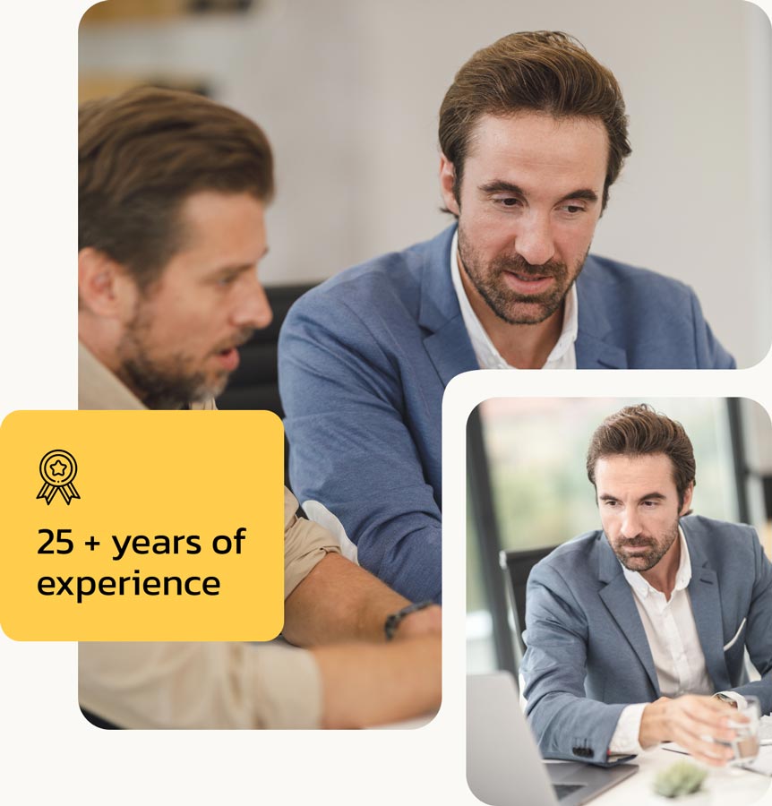 Experience badge showing Eternity Claim Solution’s proven claim settlement record