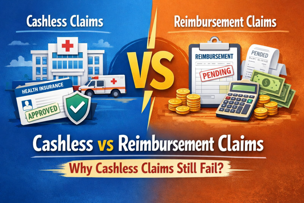 Cashless vs Reimbursement Claims Why Cashless Claims Still Fail